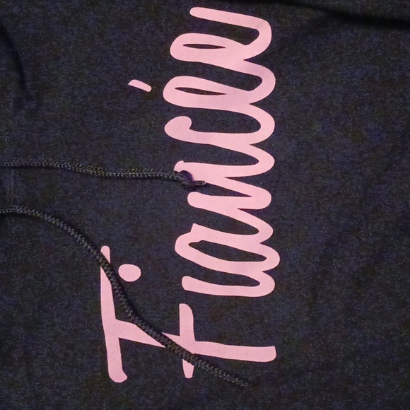 Hooded "Fiancée" sweatshirt. L - Picture 2 of 4